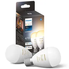 【新品 未使用 未開梱】フィリップス　PHILIPS　Philips Hue ホワイトグラデーション E17 LED電球 40W形相当 2個セット ［E17 /一般電球形 /40W相当 /2個 /広配光タイプ］　PH17WA2のサムネイル