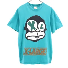 エクストララージ プリント 半袖 Tシャツ L グリーン系 XLARGE メンズ 【中古】  【220705】 メール便可