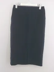 ◇ ◎ ●美品● YECCA VECCA フロントスリット 膝下丈 タイト スカート サイズM ダークネイビー レディース P  【中古】 【1208300004455】