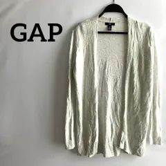 GAPギャップカーディガン白ホワイトXS無地シンプルカジュアル羽織もの