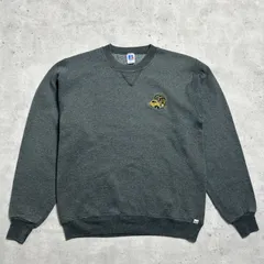 80s~90s RUSSELL ATHLETIC ラッセルアスレティック USA製 前V 刺繍 スウェット トレーナー 古着