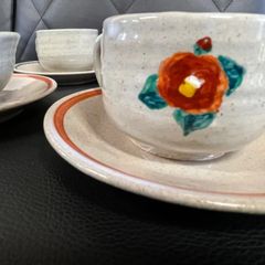 五島焼きコーヒーカップ&ソーサー9脚セット