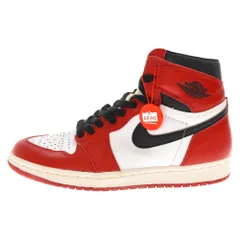 NIKE (ナイキ) 94年復刻 AIR JORDAN 1 HIGH CHICAGO エアジョーダン1ハイ シカゴ ハイカットスニーカー ホワイト/レッド/ブラック US8/26cm 130207-101のサムネイル