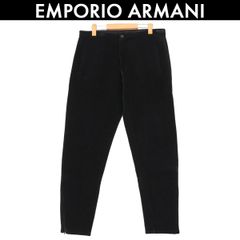 アルマーニ ベロア ジョガーパンツ メンズ エンポリオアルマーニ EMPORIO ARMANI ブラック 黒 サイズ S コンディション C