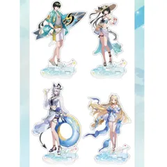 鳴潮 カルテジア　女　漂泊者　アクスタ　缶バッジ　グッズセット　公式正規品 限定販売】鳴潮 仮面シリーズ 缶バッジ 漂泊者(女)[KURO GAMES