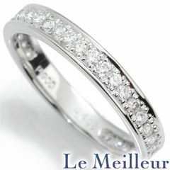 ダイヤモンド 0.408ct プラチナ Pt900 リング 指輪 9号 中古 プレラブド 返品OK