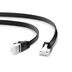 エレコム LANケーブル CAT6A 3m ツメが折れない 爪折れ防止コネクタ スーパーフラット ブラック LD-GFAT/BK30