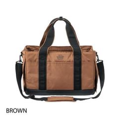 マンダリンブラザーズ　グラスゴーキャリートートバッグ　BROWN