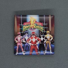 USA製 パワーレンジャー 缶バッジ 90's レトロ ピンバッチ  Power Rangers 缶バッチ キャラクター ピンバッジ ビンテージ バッヂ