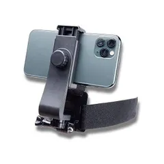 Nash ヘッド ストラップ スマホ 撮影用 ハンズフリー gopro マウント 手ぶら 頭部 固定 撮影 アクセサリー (ブラック ノーマル)