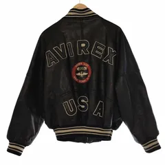 2025年最新】AVIREX アヴィレックス オールレザースタジャンの
