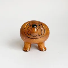 リサラーソン　ブルドッグ　置物 ブルドッグ（リサ・ラーソン／Lisa Larson） フリーデザイン