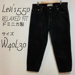 Levi's550 RELAXED FIT ブラック　デニム　W40L30