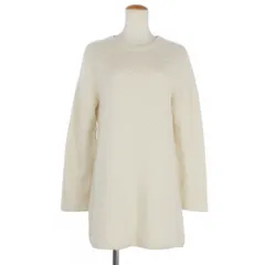 ルーエンローズ LUYUAN ROSE カシミヤニット セーター チュニック 長袖 L 白 ホワイトのサムネイル