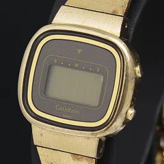カシオ カシオトロン デジタル腕時計 【デッドストック.未使用品】稼働品 Yahoo!オークション -「デジタル腕時計 デッドストック」(カシオ