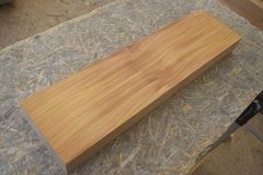 アウトレット ケヤキ(欅)の一枚板 長さ約52.5cm 幅約13.7cm 厚さ約5cm DIY用 Z644