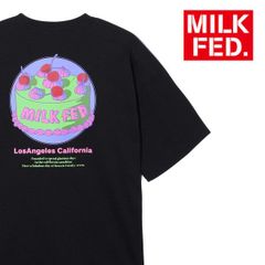 tシャツ Tシャツ ミルクフェド milkfed MILKFED CAKE S/S TEE 103241011008 レディース ブラック 黒 ティーシャツ ブランド ティシャツ 丸首 クルーネック おしゃれ 可愛い ロゴ ケーキ スイーツ スウィーツ