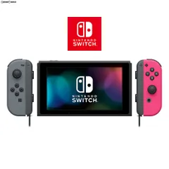(本体)マイニンテンドーストア限定 Nintendo Switch(ニンテンドースイッチ) カスタマイズ Joy-Con(L) グレー/(R) ネオンピンク Joy-Conストラップ ブラック(HAC-S-KAYAA) 任天堂
