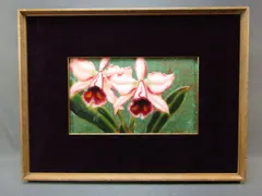 未使用品　創作七宝　額縁 京七宝額（アートSHIPPO） 京都 嵯峨野の竹林 額 32.7×32.7cm 金