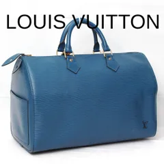 【極美品】ルイ・ヴィトン エピ LOUIS VUITTON エピ スピーディ 40 ミニボストンバッグ ハンドバッグ 旅行 レディース メンズト トレドブルー 鍵あり m226