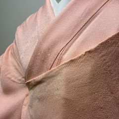 小紋 紬 縦縞 花模様 花束 着物 016tz ☆ - メルカリ
