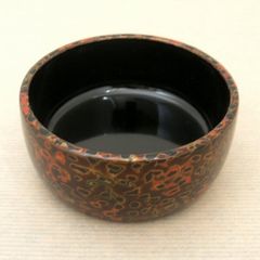 津軽塗り 菓子器 喰籠 漆器 べっ甲調 菓子鉢 茶道具 - メルカリ