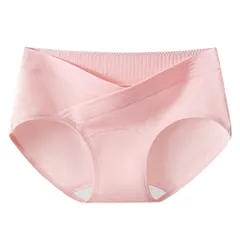 マタニティショーツ パンツ 妊娠 妊婦 綿95% ローライズ 浅め リブ Vクロス V字フロント 産前産後 締め付けない 伸びる ローデザイン コットン 下着 黒 rm-006