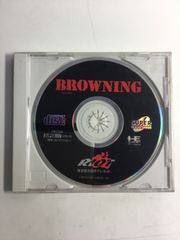 PCエンジン　ブロウニング　SUPER CD-ROM2　説明書欠品　BROWNING　☆10647