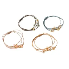 ヘアゴム ヘアアクセサリー 女性 大人 おしゃれ 可愛い ヘア ゴム 4色セット お出かけ 記念日 プレゼント