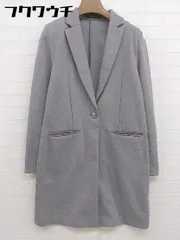 ◇ ROSE BUD ローズバッド ロング テーラード ジャケット サイズF グレー レディース  【中古】 【1111110004471】