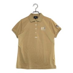 中古 レディース パーリーゲイツ PEARLY GATES 半袖ポロシャツ 1(M) ベージュ 春夏