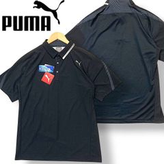新品 PUMA GOLF プーマ ゴルフ 接触冷感 ICELIVE PF ストレッチ ハイブリッドネック 半袖 ポロシャツ ブラック