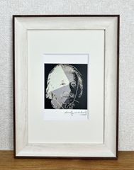 アンディ・ウォーホル☆デッドストック限定１枚◎新品額付☆マット付ポストカードフレーム◇Andy Warhol☆A4サイズ程度☆24