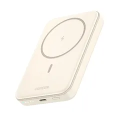 【在庫セール】UGREEN Magnetic Wireless モバイルバッテリー Qi 15W マグネット式ワイヤレス充電対応 10000mAh 10N超強力な吸着力 コンパクト USB-C入出力 PD 20W 急速充電対応 60W USB-C充電ケーブ