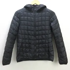 U■ユニクロ/UNIQLO ウルトラライトダウンジャケット/フーディ【S】黒/LADIES/25【中古】■