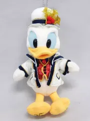 【中古】ぬいぐるみ ドナルドダック(イッツ・クリスマスタイム!) ぬいぐるみバッジ 「ディズニー・クリスマス2018」 東京ディズニーシー限定