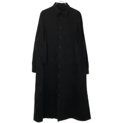 Y's ワイズ 21AW コットンミリタリーロングデニムシャツワンピース YX-D12-006 ブラック 1のサムネイル