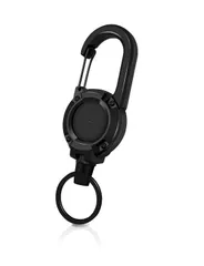 【新着商品】最長60cm 紛失防止 伸縮性リール式キーリール 超軽量 吊り下げ名札 多機能 キャンプ カラビナ付き ハイキング リールキーホルダー 釣りアウトドア用 [Marcea]