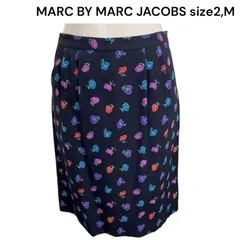 美品　マークバイ　マークジェイコブス　MARC BY MARC JACOBS シルク　花柄　スカート  レディース　S5Q025のサムネイル