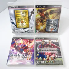 【PS3】 ワールドサッカーウイニングイレブン2010 真・三國無双7 真・三國無双6 猛将伝 戦国無双4-II ソフト まとめてセット まとめ売り