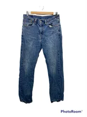 Levi's514 ブルー デニムジーンズパンツ 赤タブ ジップフライ W32 L32 実寸W30in 00514-0985 USA 海外輸入 古着 L10568