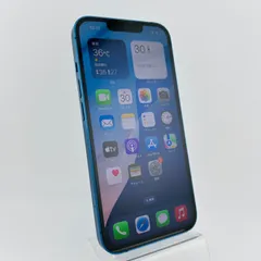 バッテリー良好 iPhone 13 64GB ブルー SIMフリー(simロック解除済) 中古 本体 動作確認済  【最短送料無料】M-105