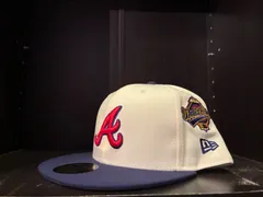NEW ERA 59FIFTY MLB 2-Tone アトランタ・ブレーブス クーパーズタウン ワインコルク ライトネイビーバイザー 7 1/2サイズ ¥6820 ＋ 送料¥550