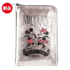 ♪【ディズニー/ミッキー&フレンズ】ミッキー&ミニー　スリムメタリックタイプ型　マルチケース