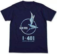 [중고] 티셔츠 (캐릭터) 이 401 티셔츠 네이비 L 사이즈 [푸른 강철 아르페지오 - 알스 노바 -]
