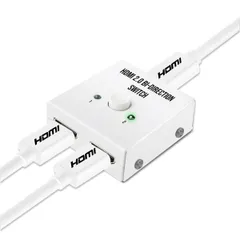 【4K安定版】HDMI 切替器 4K 60HZ hdmi Ver2.0 セレクター 1入力2出力/2入力1出力 双方向 HDCP 2.2 手動 切り替え PS4 Pro DVDプレーヤー HDTV対応
