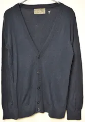 美品✨wjk　ダブルジェイケイ　ホック　カーディガン　ニット　レザー　リネン　麻 美品✨wjk ダブルジェイケイ ホック カーディガン ニット レザー