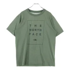 THE NORTH FACE (ザノースフェイス) S/S BOX TNF TEE ショートスリーブ ボックス ティーエヌエフ クルーネック半袖Tシャツ カットソー カーキ NT31985