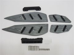 XMAX x-max 2023 以降 CNC アルミ ステップボード スリップ防止機能付き 灰