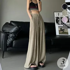 アイスシルク ワイドパンツ レディース 低身長 春 夏 ドレープパンツ ワイドレッグ カジュアル きれいめ ロングパンツ 綿麻 薄手 シンプル 韓国ファッション shiruyan01